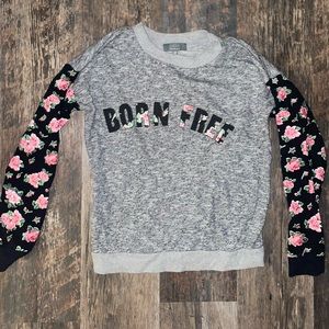 Saks 5th Avenue Born Free Floral Sweater Size Small